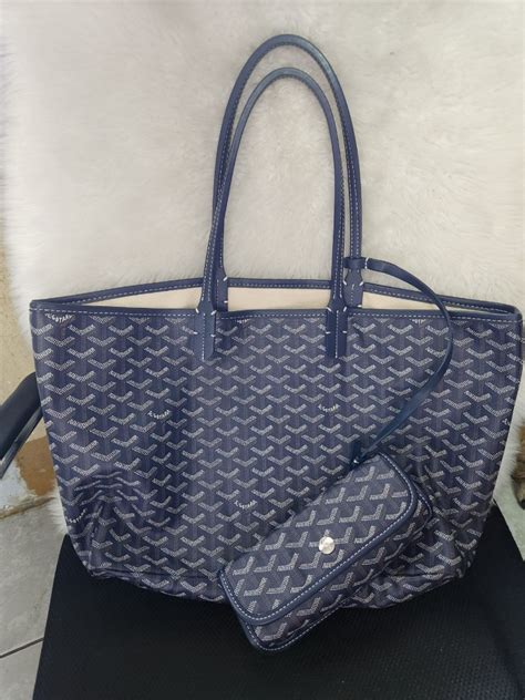 goyard blu|navy blue Goyard.